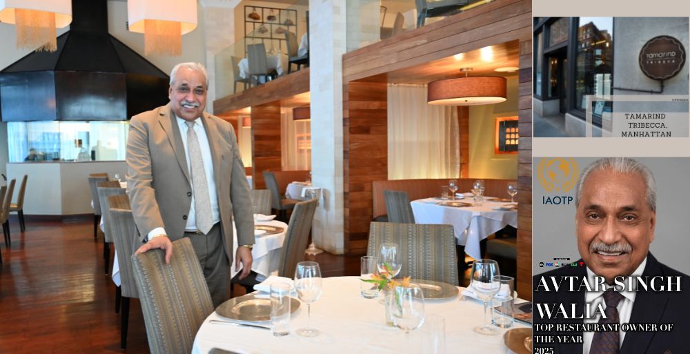 Tamarind Tribeca Crowned 2025 Top Restaurant by IAOTP