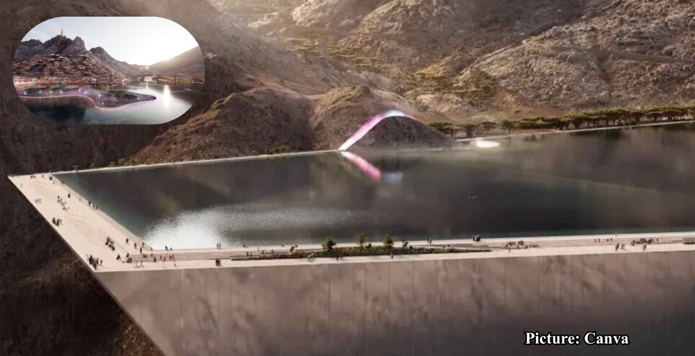GNN Saudi Arabia's NEOM Project Develops Artificial Lake in Arid Mountain Valley