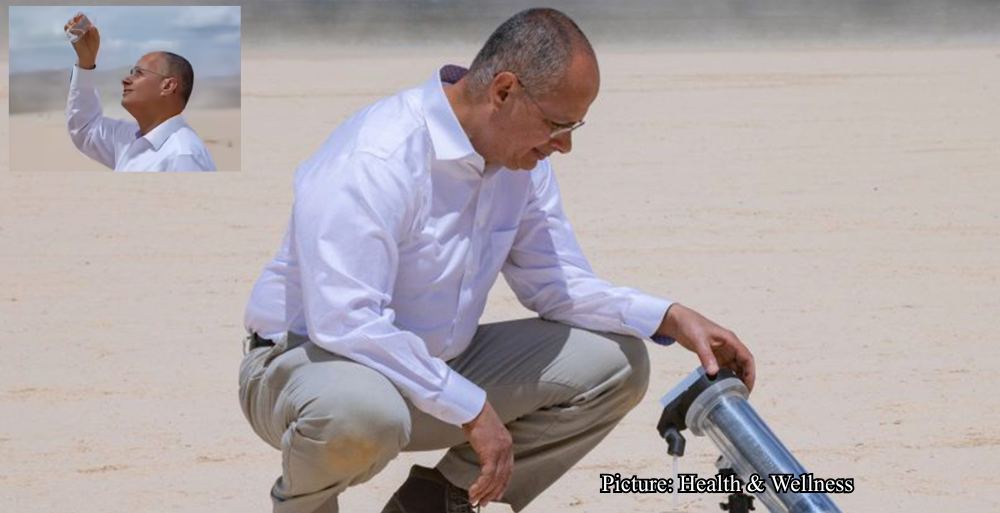 Health & Wellness Could be a lifeline for 2 billion people Nobel laureate builds a machine that harvests water from desert air