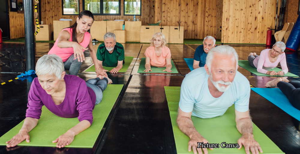 Health & Wellness Yoga Practice Provides Significant Health Benefits and Fall Prevention for Seniors