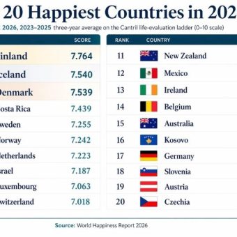 Finland Tops World Happiness Rankings for Ninth Consecutive Year