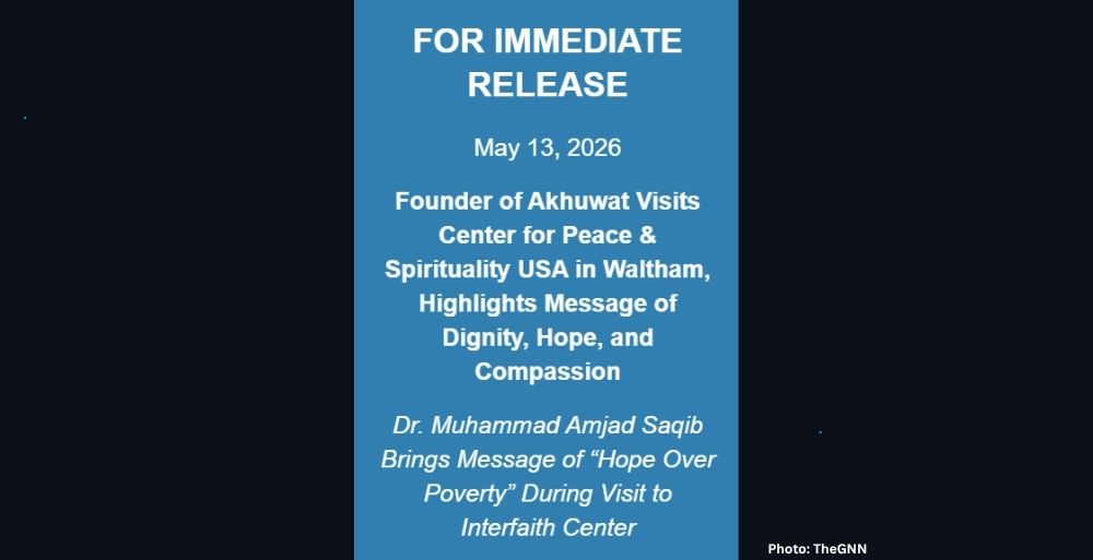 Founder of Akhuwat Visits Center for Peace & Spirituality USA in Waltham Highlights Message of Dignity Hope and Compassion