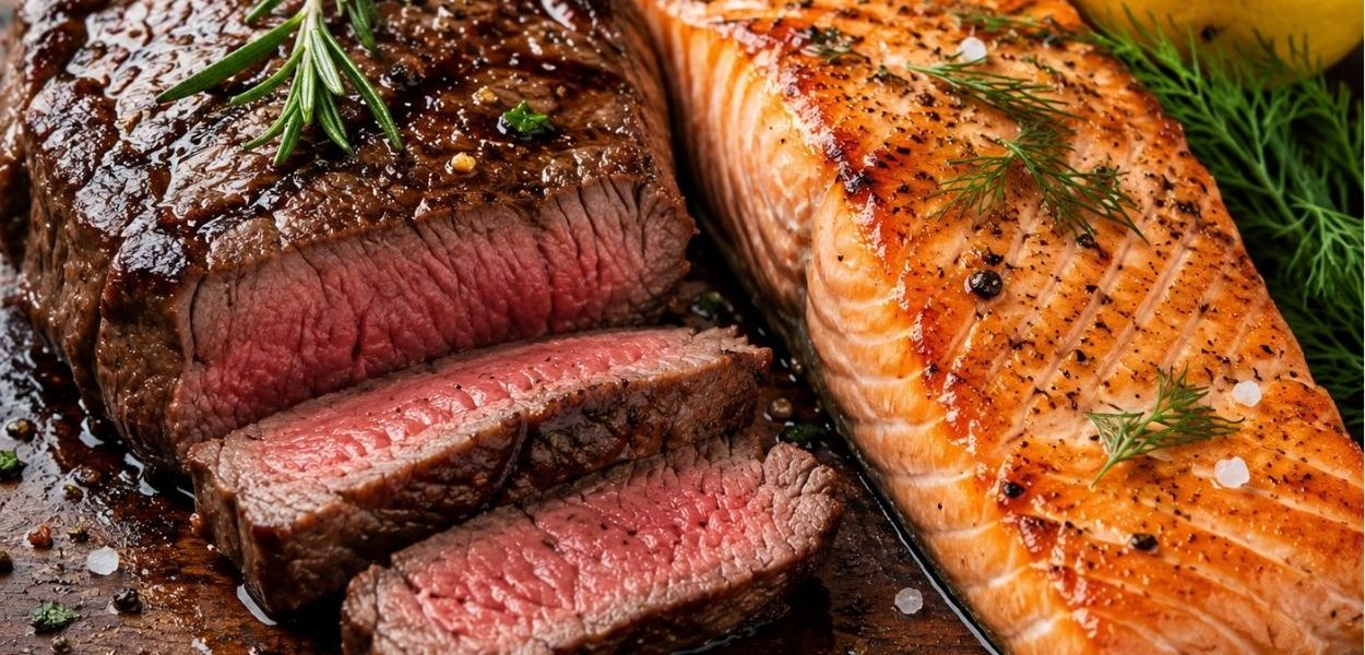 Beef and Salmon A Nutritional Comparison for Iron and Blood Sugar Management