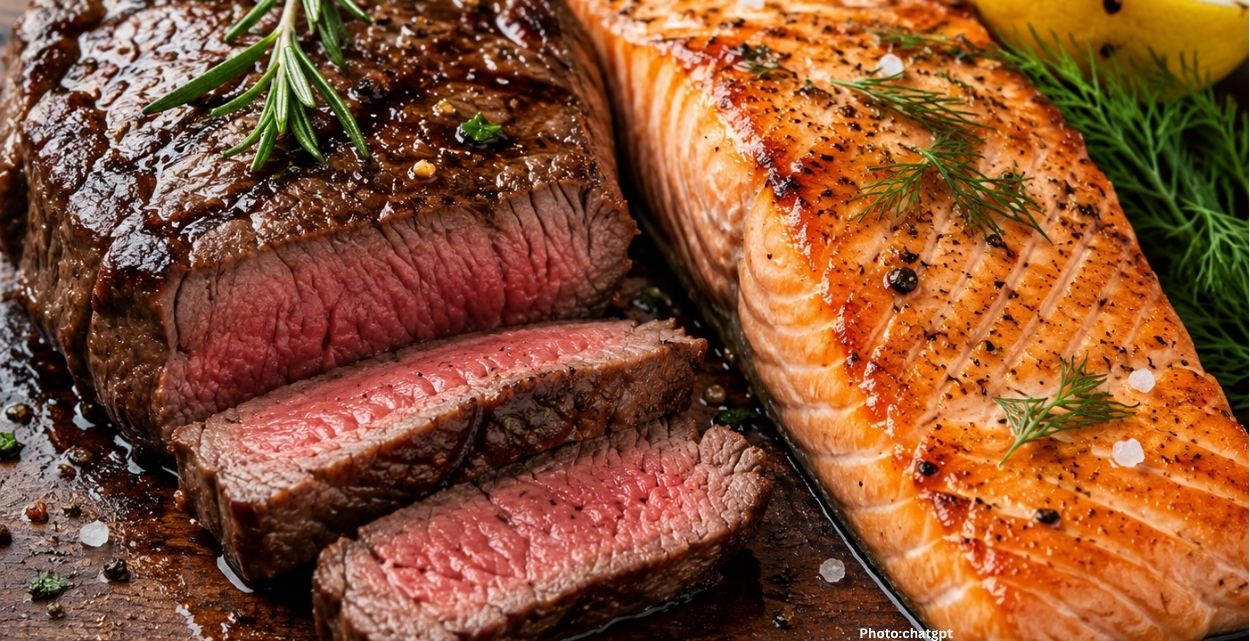 Beef and Salmon A Nutritional Comparison for Iron and Blood Sugar Management
