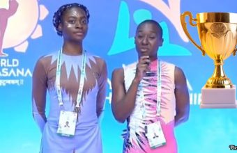 GNN American Mother Daughter Duo Achieves Historic Success at World Yogasana Championships