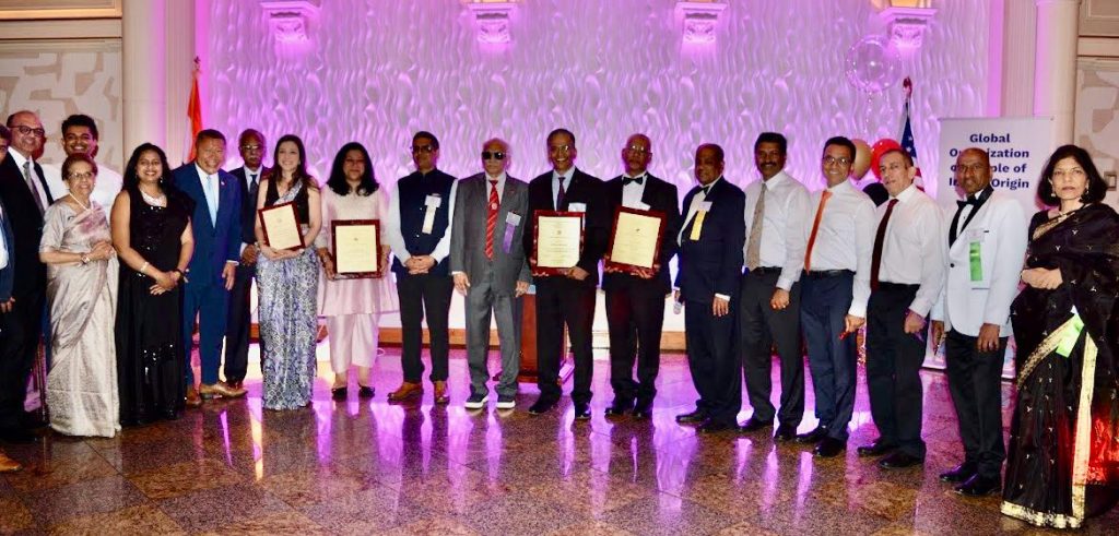 GOPIO-CT Awardees with dignitaries and chapter organizers
