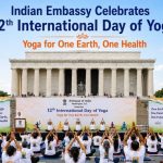Indian Embassy Celebrates 12th International Day of Yoga at Lincoln Memorial Indian Embassy Celebrates 12th International Day of Yoga at Lincoln Memorial (2)