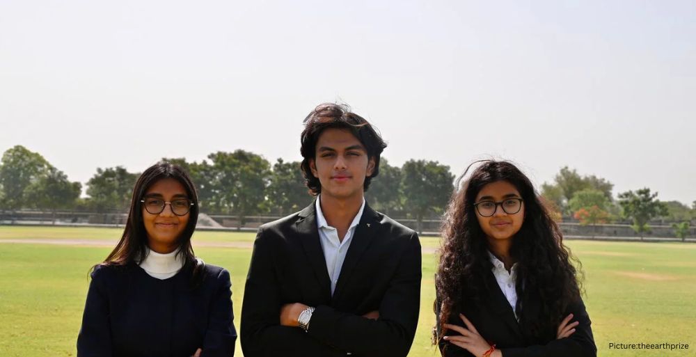 Indian Teen Trio Wins The Earth Prize 2026 for Innovative Microplastic Filtration Solution