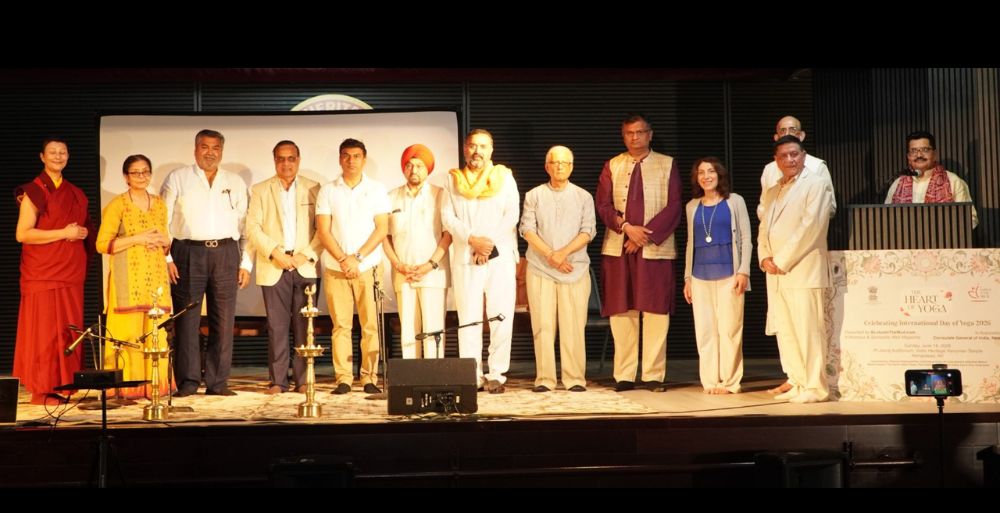 Devotional Yoga Day Celebration Draws More Than 200 Participants in New York