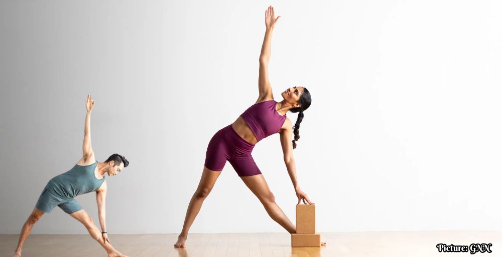 GNN Revolved Triangle Pose A Journey of Strength Stability and Cosmic Connection