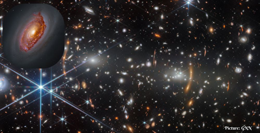 GNN Hubble and James Webb Space Telescopes Collaborate to Capture Stunning Image of Black Eye Galaxy