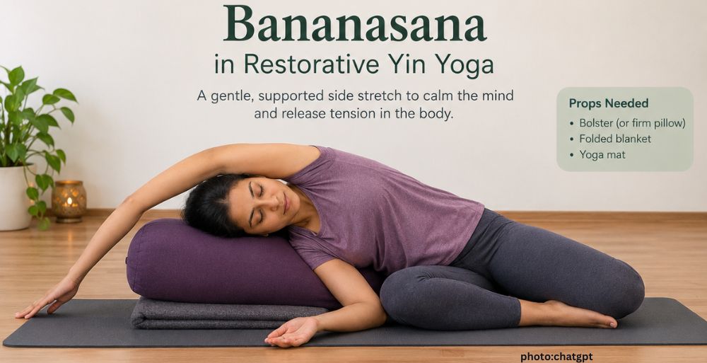 Public Health and Wellness Analysis Deep Anatomical and Physiological Impact of Bananasana in Restorative Yin Yoga
